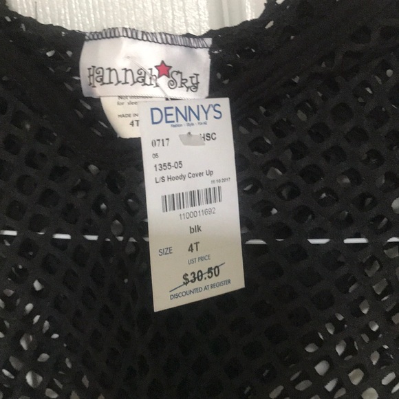 Black swim coverup - Picture 2 of 2